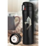 Tusah Kedi Keyif Desenli Çelik Termos Mug 450 ml