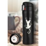 Tusah Kedi Tırmık Desenli Çelik Termos Mug 450 ml