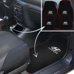 Tusba Market Hyundai Accent Yumurta Kasa (1996-2000) Nakış İşlemeli 5 Parça Siyah Oto Halı Paspas – Ön Arka Takım