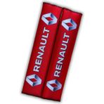 Tusba Market Renault Dijital Baskılı Emniyet Kemer Pedi / Renault Emniyet Kemer Kılıf Aksesuar 2'li Set - Kırmızı