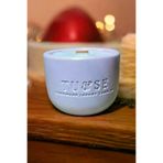 Tu&Se Candles lüxs bebek pembesi kiraz çiceği Soya Wax Bebek Pembesi Beton Mum – Kiraz Çiçeği'nin Zarif Dokunuşu