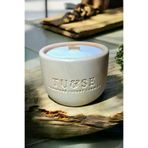 Tu&Se Candles Turuncu Çikolata Kokulu Mum Soya Wax Turuncu Beton Mum –Çikolata Kokulu
