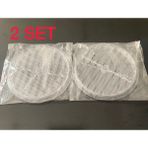 Tusem 2 Set Şeffaf Cam Menfez Kapağı