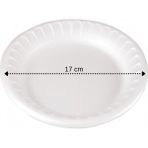 Tusemix 17 cm Yuvarlak 100LÜ Köpük Tabak Yuvarlak 17 cm Mod 33 A 100 Adet 33A - 100 lü