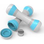 Tushba Ayarlanabilir Dambıl, 1-2 kg Ayarlabilir Dumbell Mavi