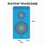 Tusi 023 Mandala Desen Yoga Matı ve Pilates Minderi