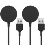 TUSITA [2 pack] Şarj Kablosu İle uyumlu Samsung Galaxy Watch 4/4 Classic Watch 3 Active 1 2 SM-R500 SM-R830 SM-R820 SM-R840 SM-R850-3.3ft 100cm USB Şarj İstasyonları - Akıllı Saat Aksesuarları