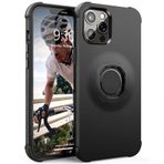 TUSITA Kılıf, ile Uyumlu Apple iPhone 12 Pro Max - Bisiklet Tutucu Telefon Kılıfı Twist Lock Koruyucu Kapak - Açık Aşıklar Ortağı