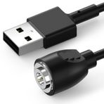 TUSITA Manyetik Şarj Kablosu MagDock, ile Uyumlu NEBO MASTER SERIES | PowerTac M-Series - 1M, El Feneri Aksesuarları