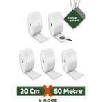 Tuşla Gelsin 20 cm 50 mt 5'li Paket Balonlu Ambalaj Naylonu