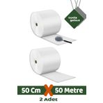 Tuşla Gelsin 50 cm 50 mt 2'li Balonlu Ambalaj Naylonu