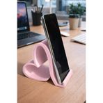 TUTACENTER Kalp Tasarımlı Telefon Standı Masaüstü Tutucu (Plastik)