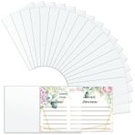 tutata 7,7 x 13,7 cm Tarif Kartı Koruyucuları, Tarif Kartı Kapakları, Dizin Kartı Kılıfları, 100'lü Set