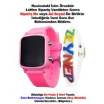 tutkanstore Çocuk Saati Dijital Led Kız Çocuk Kol Saati Isme Özel Hediye Bileklik Aksesuar 4-25 Yaş Açık Pembe