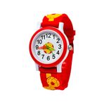 tutkanstore SARI KIRMIZI ÇOCUK KOL SAATİ EĞİTİCİ 3 YAŞ ÜZERİ ZAMAN ALIŞTIRMA SAATİ