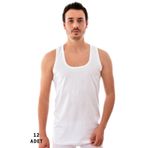 Tutku 0101-12 Beyaz 12 Adet 0101 Erkek Penye Atlet