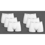 Tutku 0114 6'lı Paket Likralı Beyaz XL Erkek Boxer