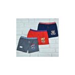 Tutku 0253 Elastan Baskılı 3 Adet Lacivert Erkek Çocuk Boxer
