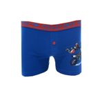 Tutku 0253 Elastan Baskılı Mavi Erkek Çocuk Boxer