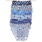 Tutku 0255 Desenli Çok Renkli 6 Adet Erkek Çocuk Slip Külot