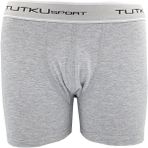 Tutku 0400 Elastan 6'li Paket Gri Spor Erkek Boxer
