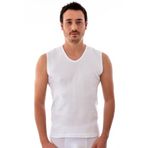Tutku 0401 V Yaka Pamuklu 3'lü Beyaz Erkek Atlet