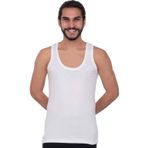 Tutku 102 6 Adet Ribana Beyaz Erkek Atlet