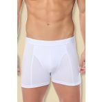 Tutku 114 Likralı Beyaz Erkek Boxer