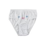 Tutku 41484 12'li Kız Çocuk İşlemeli Slip Külot