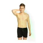 Tutku 51525354 Erkek Siyah Penye Pamuklu Boxer 3 Lü Paket