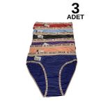 Tutku 583 Diana 3 Adet Karışık Renkler Kadın Bikini Külot