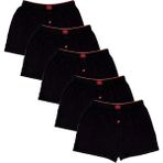 Tutku 5'li Erkek Siyah Boxer %100 Pamuklu - XL