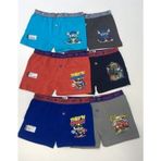 Tutku 6'lı Erkek Çocuk Elastan Baskılı Boxer Kombin 0253