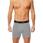 Tutku 6'lı Paket Elastan Spor Erkek Boxer, Gri, M Beden