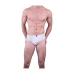 Tutku 6'Lı Paket Erkek Slip Külot Beyaz - 3XL