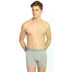 Tutku C100TUTKU0114GRI1 1'li Paket 0114 Likralı Erkek Boxer