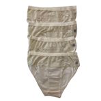 Tutku Dantelli 4lü Bayan Bikini Külotu, Krem, 38/42 Beden