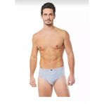 Tutku ELF568T0109CCM12 Gri 12 li Paket Penye Erkek Slip Külot