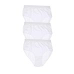 Tutku ELF568T0922CCM3 Beyaz 3 lü Paket Ribana Bato Kadın Külot