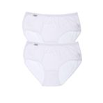 Tutku ELF568T0924CCM2 Beyaz 2 li Paket Likralı Bato Kadın Külot