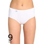 Tutku ELF568T0924CCM9 Beyaz 9 lu Paket Likralı Bato Kadın Külot