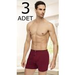 Tutku Elit 1101 Havlu Bel Penye 3 Adet Gri Erkek Boxer