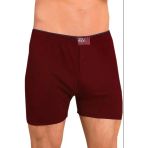 Tutku Elit 1101 Havlu Bel Penye 6 Adet Bordo Erkek Boxer