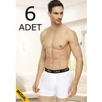 Tutku Elit 1252 Siyah 6 Adet Modal Elastan Spor Boxer