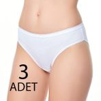 Tutku Elit 2703 Siyah 3 Adet Kadın Bikini Külot