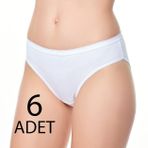 Tutku Elit 2703 Siyah 6 Adet Kadın Bikini Külot