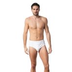 Tutku Elit 6'lı Paket Erkek%100 Pamuk Kom Slip Külot ELT1071 (Beyaz, L)