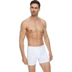 Tutku Elit Erkek Modal Elastan Likralı Boxer 6'lı Paket - Beyaz