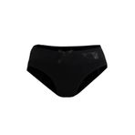 Tutku Elit Önü Dantelli Bikini Külotu, Kadın, Siyah, Standart Beden