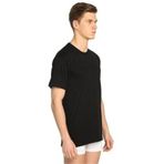 Tutku Erkek 0 Yaka Kısa Kollu Atlet, Gri-Siyah, 2XL, 6'lı Set